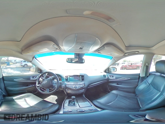 2015 Infiniti QX60 with VIN 5N1AL0MN3FC537434, listed as a Copart auction lot 49858355 with 155,181 mi miles and Salvage Title. Bid and sale history available at DreamBid. Image 13.