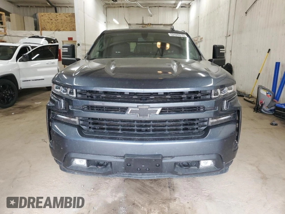 2021 Chevrolet Silverado 1500 RST with VIN 1GCUYEEL7MZ166625, listed as a Copart auction lot 52420215 with 97,381 mi miles and Salvage Title. Bid and sale history available at carsss.com. Image 5.