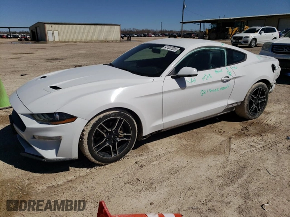 2020 Ford Mustang EcoBoost with VIN 1FA6P8TH0L5134896, listed as a Copart auction lot 47807205 with 102,378 mi miles and Clean Title. Bid and sale history available at carsss.com. Image 1.