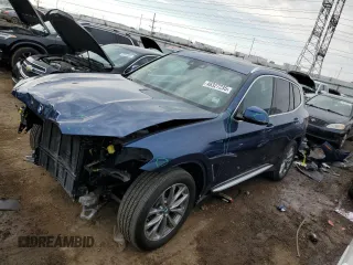 2019 BMW X3 xDrive30i with VIN 5UXTR9C52KLP96443, listed as a Copart auction lot 46327235 with 47,823 mi miles and Clean Title. Bid and sale history available at DreamBid. Image 1.