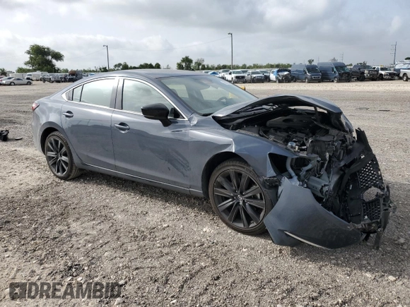 2021 Mazda 6 Grand Touring Reserve with VIN JM1GL1WY4M1613425, listed as a Copart auction lot 65632584 with 39,628 mi miles and Salvage Title. Bid and sale history available at DreamBid. Image 4.