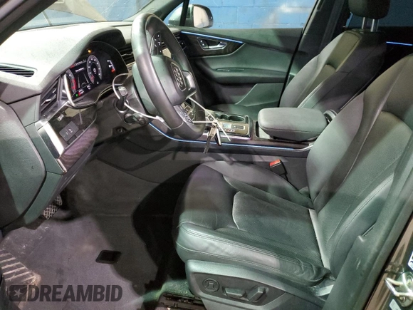 2022 Audi Q7 Premium Plus with VIN WA1LJBF70ND004733, listed as a Copart auction lot 85581334 with 43,181 mi miles and Salvage title. Bid and sale history available at DreamBid. Image 7.