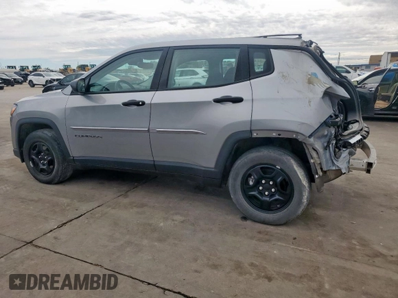 2021 Jeep Compass Sport с VIN 3C4NJCABXMT560301, выставлен на аукционе Copart как лот 59361585 с пробегом 14 872 миль миль и Списание • Salvage title. История ставок и продаж доступна на DreamBid. Изображение 2.