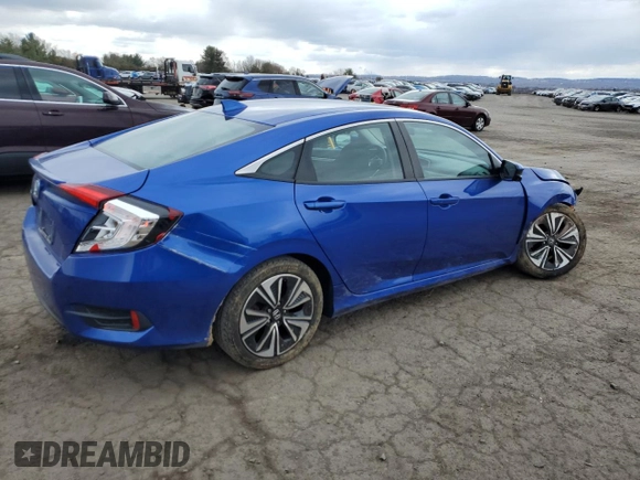 2016 Honda Civic Sedan EX-T with VIN 19XFC1F32GE205720, listed as a Copart auction lot 50694035 with 103,679 mi miles and Salvage Title. Bid and sale history available at carsss.com. Image 3.