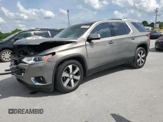 2018 Chevrolet Traverse LT z VIN 1GNERHKWXJJ116921, wystawiony jako Copart lot #54261235 z przebiegiem 175 595 mil mil oraz Szkoda całkowita • Salvage title. Historia ofert i sprzedaży dostępna na DreamBid. Obrazek 1.
