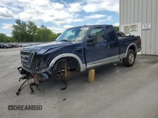 2008 Ford F-250 XL with VIN 1FTSX21578EA64299, listed as a Copart auction lot 65468255 with 147,182 mi miles and Salvage title. Bid and sale history available at DreamBid. Image 1.