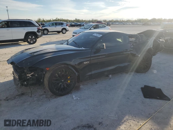 2019 Ford Mustang GT with VIN 1FA6P8CF9K5133193, listed as a Copart auction lot 47142255 with 72,161 mi miles and Non Repairable. Bid and sale history available at carsss.com. Image 1.