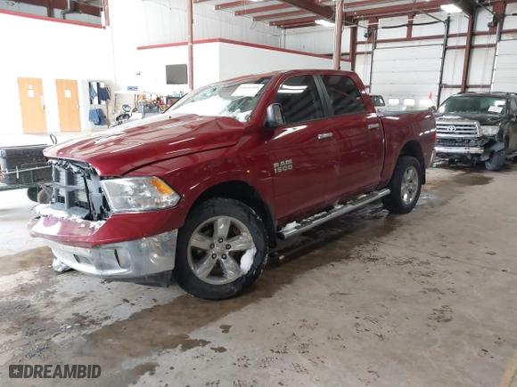 2015 Ram 1500 Big Horn with VIN 1C6RR7LG9FS740438, listed as a IAAI auction lot 41634399 with 227,339 mi miles. Bid and sale history available at carsss.com. Image 2.