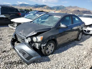 2013 Chevrolet Sonic LT with VIN 1G1JC5SG8D4203423, listed as a Copart auction lot 65289354 with 0 mi miles and Salvage Title. Bid and sale history available at carsss.com. Image 1.