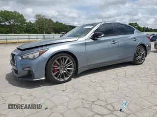 2018 Infiniti Q50 Red Sport 400 с VIN JN1FV7AP8JM460374, выставлен на аукционе Copart как лот 59115205 с пробегом 174 977 миль миль и Чистый • Clean title. История ставок и продаж доступна на DreamBid. Изображение 1.