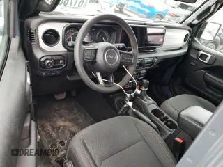 2024 Jeep Wrangler Sport S with VIN 1C4RJXN61RW192288, listed as a Copart auction lot 61786585 with 18,494 mi miles and Salvage title. Bid and sale history available at DreamBid. Image 8.