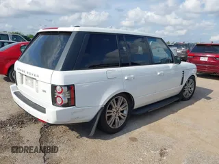 2012 Land Rover Range Rover HSE Lux with VIN SALMF1D43CA371907, listed as a IAAI auction lot 40171495 with 99,201 mi miles and . Bid and sale history available at DreamBid. Image 4.