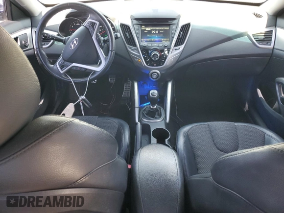 2012 Hyundai Veloster w/Black Int z VIN KMHTC6AD4CU078248, wystawiony jako Copart lot #59524465 z przebiegiem 75 040 mil mil oraz Szkoda całkowita • Salvage title. Historia ofert i sprzedaży dostępna na DreamBid. Obrazek 8.