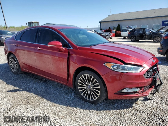 2017 Ford Fusion Titanium with VIN 3FA6P0K94HR115042, listed as a Copart auction lot 52416505 with 108,774 mi miles and Non repairable. Bid and sale history available at DreamBid. Image 4.