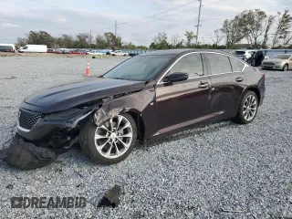 2020 Cadillac CT5 Premium Luxury with VIN 1G6DN5RK4L0133369, listed as a Copart auction lot 84772424 with 65,371 mi miles and Salvage Title. Bid and sale history available at carsss.com. Image 1.