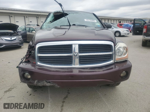 2005 Dodge Durango SLT z VIN 1D4HB48D65F539936, wystawiony jako Copart lot #49795885 z przebiegiem 262 712 mil mil oraz Szkoda całkowita • Salvage title. Historia ofert i sprzedaży dostępna na DreamBid. Obrazek 5.