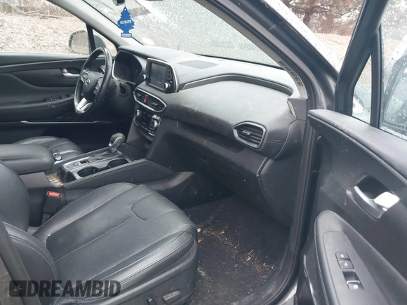 2019 Hyundai Santa Fe Limited with VIN 5NMS5CAD5KH130761, listed as a IAAI auction lot 41473255 with 61,344 mi miles. Bid and sale history available at carsss.com. Image 5.
