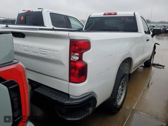 2021 Chevrolet Silverado 1500 Work Truck with VIN 3GCNWAEH9MG275148, listed as a Copart auction lot 75474454 with 34,015 mi miles and Salvage Title. Bid and sale history available at carsss.com. Image 3.