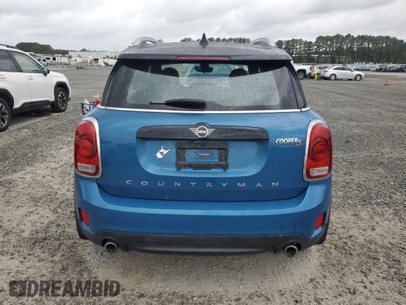 2020 MINI Countryman Cooper S with VIN WMZYW7C08L3L75384, listed as a Copart auction lot 72835914 with 42,584 mi miles and Salvage Title. Bid and sale history available at carsss.com. Image 6.