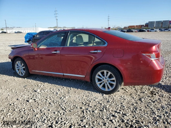 2011 Lexus ES 350 with VIN JTHBK1EG9B2439962, listed as a Copart auction lot 52312355 with 160,947 mi miles and Salvage Title. Bid and sale history available at carsss.com. Image 2.