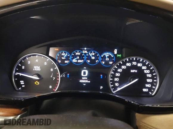 2017 Cadillac XT5 Platinum AWD with VIN 1GYKNFRS8HZ154135, listed as a IAAI auction lot 42031624 with 45,831 mi miles and . Bid and sale history available at DreamBid. Image 7.