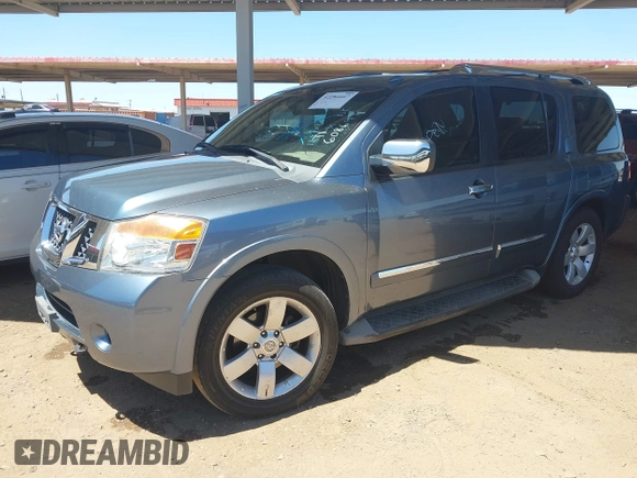 2011 Nissan Armada SV z VIN 5N1BA0ND2BN608699, wystawiony jako IAAI lot #42284447 z przebiegiem 204 758 mil mil oraz . Historia ofert i sprzedaży dostępna na DreamBid. Obrazek 2.