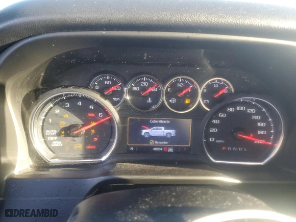 2019 Chevrolet Silverado 1500 LT with VIN 1GCUYDED2KZ278748, listed as a Copart auction lot 42137625 with 48,004 mi miles and Salvage Title. Bid and sale history available at carsss.com. Image 9.