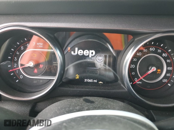 2020 Jeep Gladiator Mojave z VIN 1C6JJTEG9LL208154, wystawiony jako Copart lot #70474844 z przebiegiem 31 065 mil mil oraz Szkoda całkowita • Salvage title. Historia ofert i sprzedaży dostępna na DreamBid. Obrazek 9.