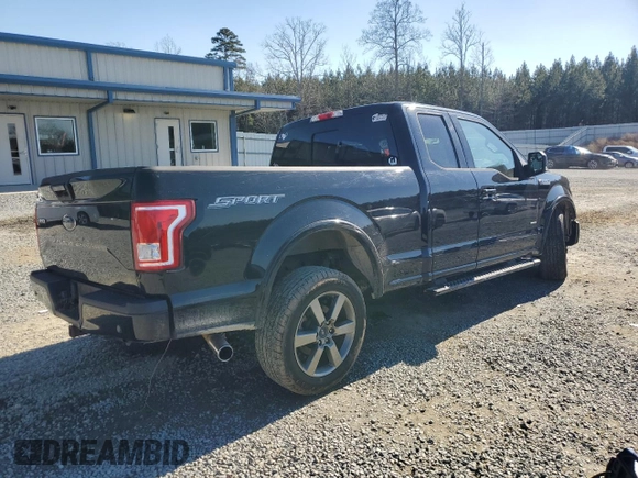 2016 Ford F-150 XL with VIN 1FTEX1CP9GFA20044, listed as a Copart auction lot 89380495 with 171,091 mi miles and Salvage Title. Bid and sale history available at carsss.com. Image 3.