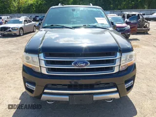 2017 Ford Expedition Max Platinum z VIN 1FMJK1MT4HEA54579, wystawiony jako IAAI lot #42565052 z przebiegiem Nie podano mil oraz . Historia ofert i sprzedaży dostępna na DreamBid. Obrazek 6.