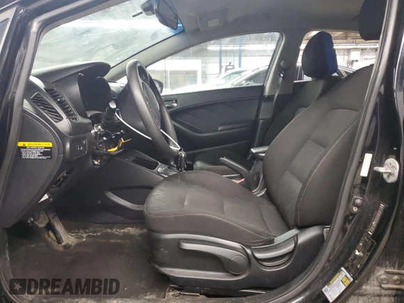 2016 Kia Forte LX with VIN KNAFK4A62G5570753, listed as a Copart auction lot 55651255 with 0 mi miles and Clean Title. Bid and sale history available at carsss.com. Image 7.