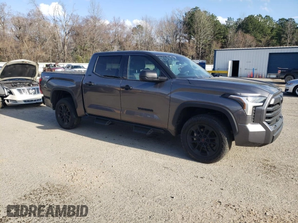 2023 Toyota Tundra SR5 with VIN 5TFLA5DB6PX105842, listed as a Copart auction lot 44166955 with 20,555 mi miles and Salvage title. Bid and sale history available at DreamBid. Image 4.