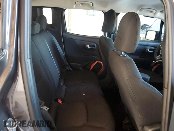 2018 Jeep Renegade Sport with VIN ZACCJBAB4JPH57193, listed as a Copart auction lot 57388075 with 189,413 mi miles and Salvage title. Bid and sale history available at DreamBid. Image 10.