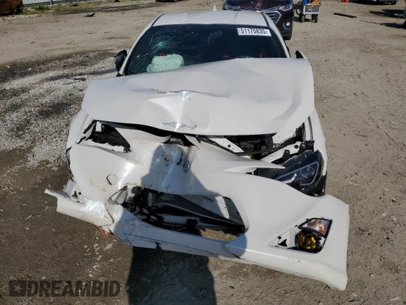 2015 Scion FR-S with VIN JF1ZNAA12F9712140, listed as a Copart auction lot 51175835 with 25,294 mi miles and Salvage Title. Bid and sale history available at carsss.com. Image 5.
