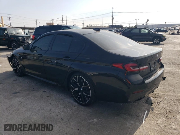 2021 BMW 5 Series 530e with VIN WBA13AG02MCG11255, listed as a Copart auction lot 71842724 with Not Provided miles and Salvage Title. Bid and sale history available at carsss.com. Image 2.