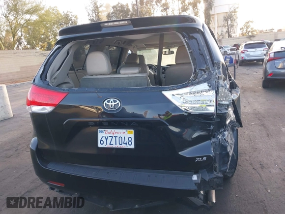 2013 Toyota Sienna XLE AAS with VIN 5TDYK3DC2DS292627, listed as a IAAI auction lot 41953059 with 186,007 mi miles and . Bid and sale history available at DreamBid. Image 16.