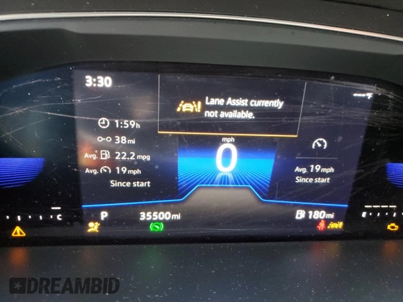 2023 Volkswagen Tiguan S with VIN 3VVRB7AX3PM016983, listed as a Copart auction lot 85617494 with 35,500 mi miles and Salvage title. Bid and sale history available at DreamBid. Image 9.