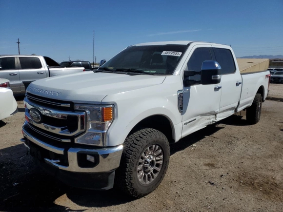 2022 Ford Super Duty F-350 SRW XL with VIN 1FT8W3BT0NED22013, listed as a Copart auction lot 48550585 with NaN miles and Salvage Title. Bid and sale history available at carsss.com. Image 1.
