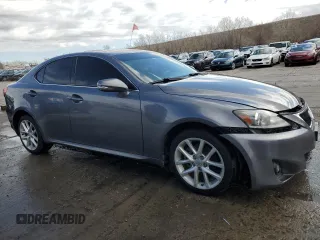 2012 Lexus IS 250 with VIN JTHCF5C29C5056580, listed as a Copart auction lot 47550255 with 116,140 mi miles and Salvage Title. Bid and sale history available at DreamBid. Image 4.