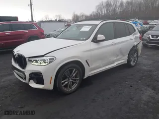 2021 BMW X3 M40i with VIN 5UXTY9C07M9F32001, listed as a IAAI auction lot 41673270 with 45,752 mi miles. Bid and sale history available at carsss.com. Image 17.