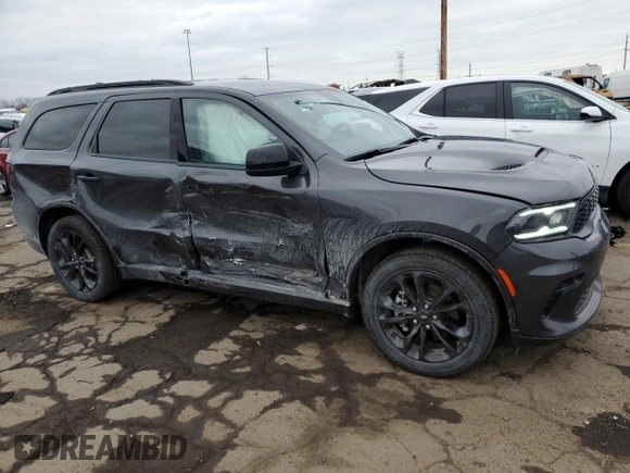 2023 Dodge Durango R/T with VIN 1C4SDJCT2PC640082, listed as a Copart auction lot 79614674 with 26,882 mi miles and Clean title. Bid and sale history available at DreamBid. Image 4.