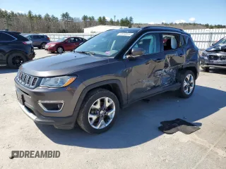 2021 Jeep Compass Limited z VIN 3C4NJDCB3MT503926, wystawiony jako Copart lot #53056915 z przebiegiem 64 720 mil mil oraz Szkoda całkowita • Salvage title. Historia ofert i sprzedaży dostępna na DreamBid. Obrazek 1.