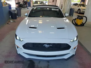 2018 Ford Mustang EcoBoost Premium with VIN 1FATP8UHXJ5165104, listed as a Copart auction lot 47358885 with 27,137 mi miles and Salvage title. Bid and sale history available at DreamBid. Image 5.