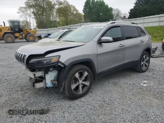 2019 Jeep Cherokee Limited with VIN 1C4PJMDX2KD301990, listed as a Copart auction lot 51520705 with 72,317 mi miles and Salvage Title. Bid and sale history available at DreamBid. Image 1.