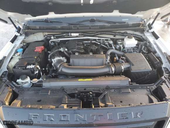2024 Nissan Frontier SV with VIN 1N6ED1EJ2RN647739, listed as a Copart auction lot 85973344 with 15,592 mi miles and Non Repairable. Bid and sale history available at carsss.com. Image 11.