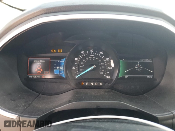 2016 Ford Edge Titanium with VIN 2FMPK4K97GBB15016, listed as a Copart auction lot 51073725 with 115,496 mi miles and Salvage Title. Bid and sale history available at carsss.com. Image 9.