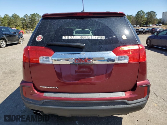 2016 GMC Terrain SLE with VIN 2GKALMEK8G6221946, listed as a Copart auction lot 50097275 with 149,102 mi miles and Salvage Title. Bid and sale history available at DreamBid. Image 6.