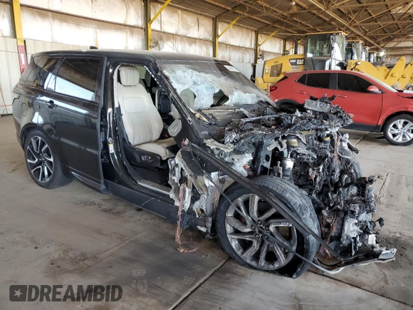 2018 Land Rover Range Rover Sport HSE Dynamic with VIN SALWV2SV0JA698405, listed as a Copart auction lot 54388555 with Not provided miles and Salvage title. Bid and sale history available at DreamBid. Image 4.