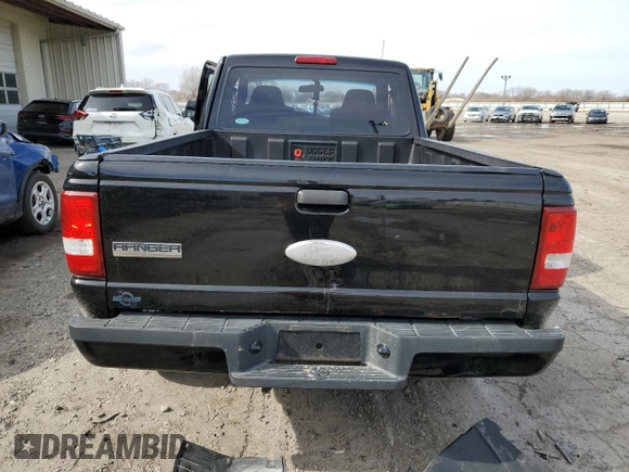 2008 Ford Ranger XLT with VIN 1FTZR45E98PA09775, listed as a Copart auction lot 50246175 with 140,659 mi miles and Salvage Title. Bid and sale history available at carsss.com. Image 6.