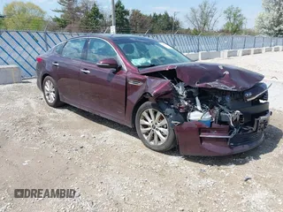 2017 Kia Optima EX with VIN 5XXGU4L30HG178338, listed as a IAAI auction lot 42104054 with 117,242 mi miles and . Bid and sale history available at DreamBid. Image 1.